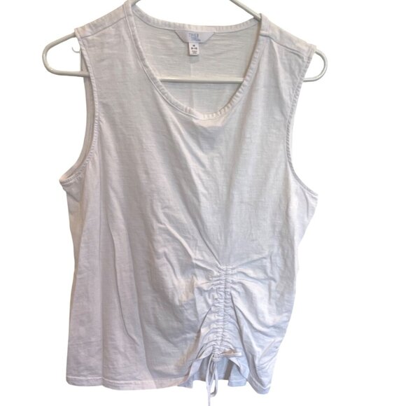 Hanes Tops - Lot Of 10 Womens Shirts Bundle V-Neck Sleeveless Striped Ruched T-Shirts Sz S M